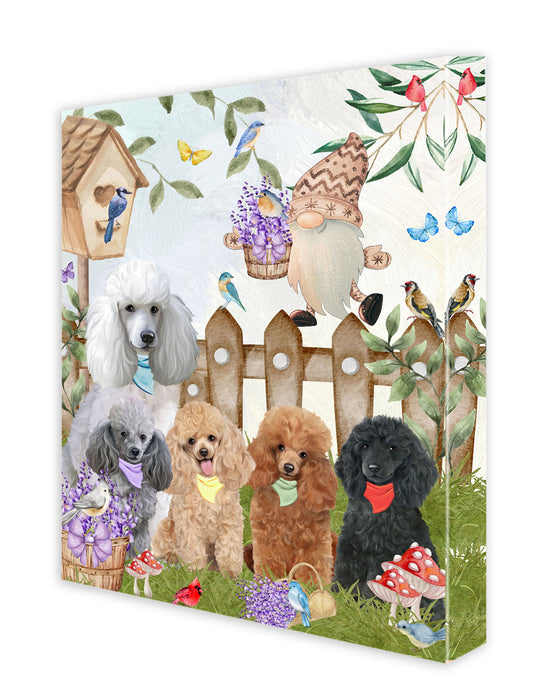 Poodle Canvas: Explore a Variety of Designs, Custom, Personalized, Digital Art Wall Painting, Ready to Hang Room Decor, Gift for Dog and Pet Lovers