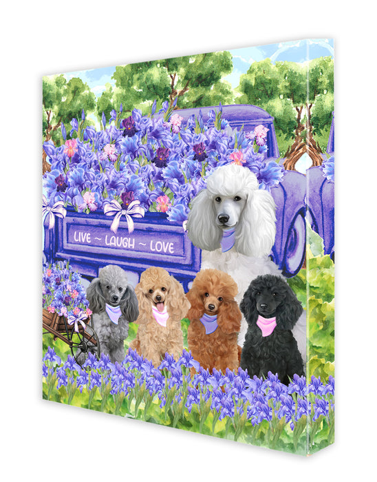 Poodle Canvas: Explore a Variety of Designs, Custom, Personalized, Digital Art Wall Painting, Ready to Hang Room Decor, Gift for Dog and Pet Lovers