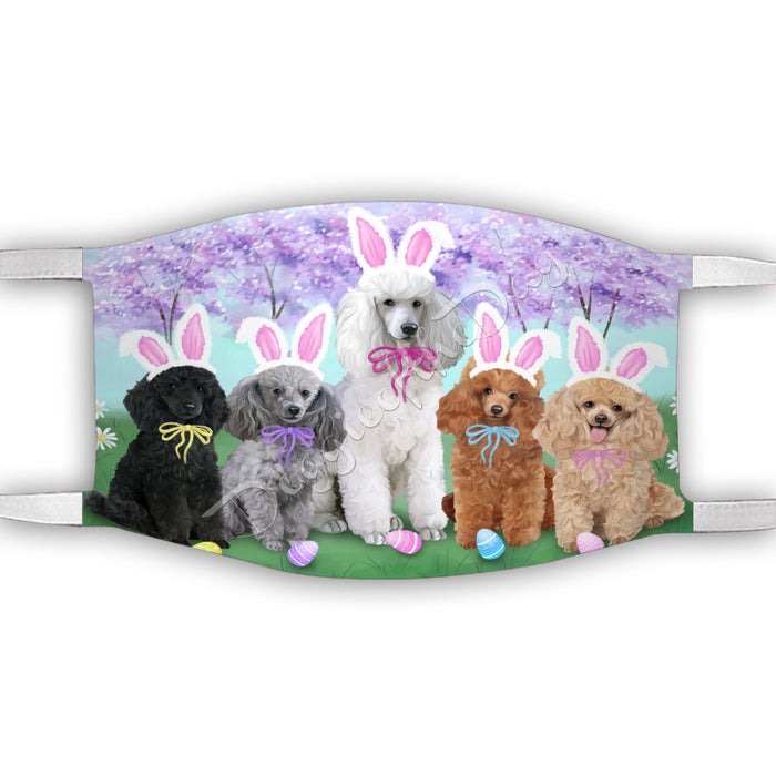 Easter Holiday Poodle Dogs Face Mask FM49624