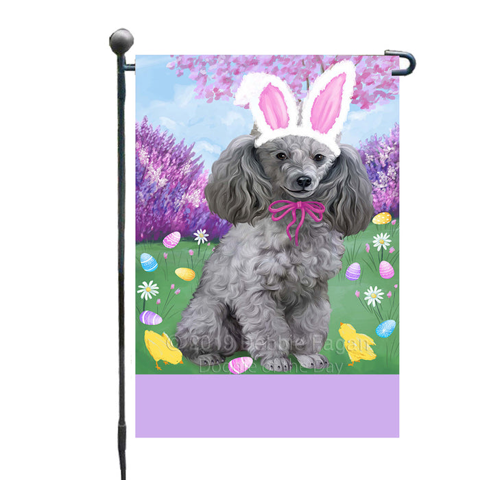Personalized Easter Holiday Poodle Dog Custom Garden Flags GFLG-DOTD-A58957