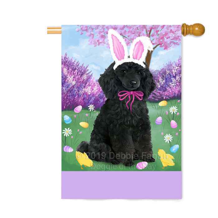 Personalized Easter Holiday Poodle Dog Custom House Flag FLG-DOTD-A59016