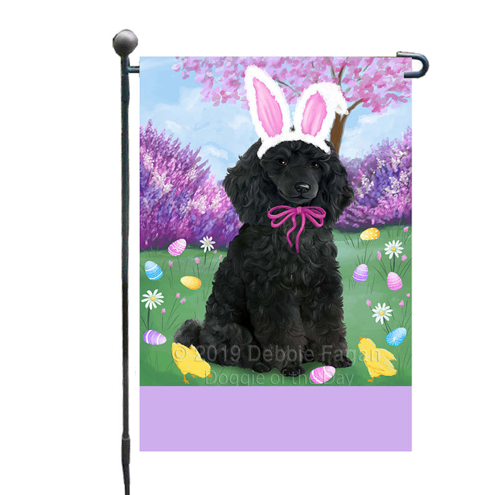 Personalized Easter Holiday Poodle Dog Custom Garden Flags GFLG-DOTD-A58960