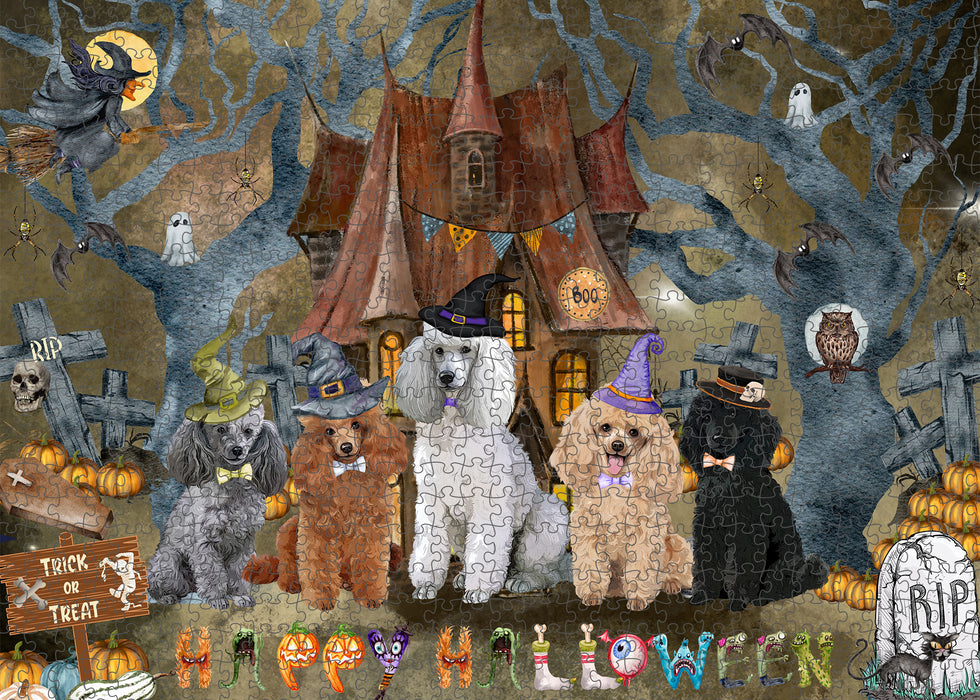 Poodle Jigsaw Puzzle, Interlocking Puzzles Games for Adult, Explore a Variety of Designs, Personalized, Custom, Gift for Pet and Dog Lovers
