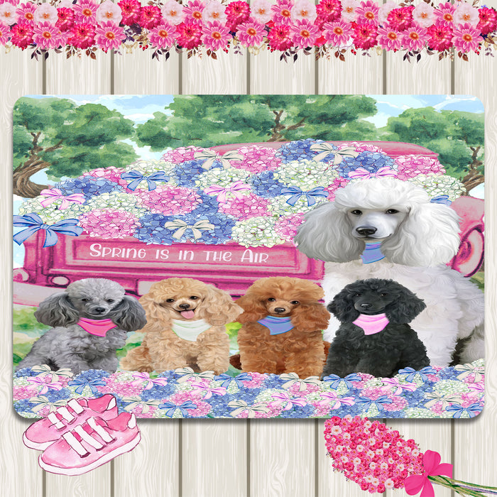 Poodle Area Rug and Runner: Explore a Variety of Personalized Designs, Custom, Indoor Rugs Floor Carpet for Living Room and Home, Pet Gift for Dog Lovers