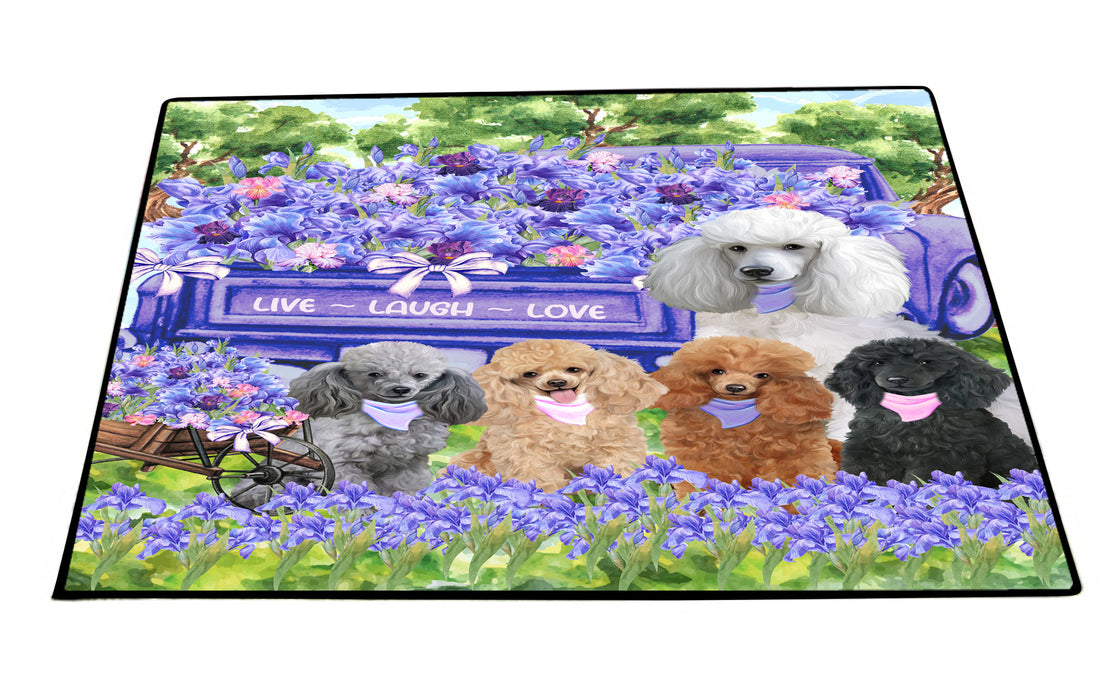 Poodle Floor Mat: Explore a Variety of Designs, Anti-Slip Doormat for Indoor and Outdoor Welcome Mats, Personalized, Custom, Pet and Dog Lovers Gift