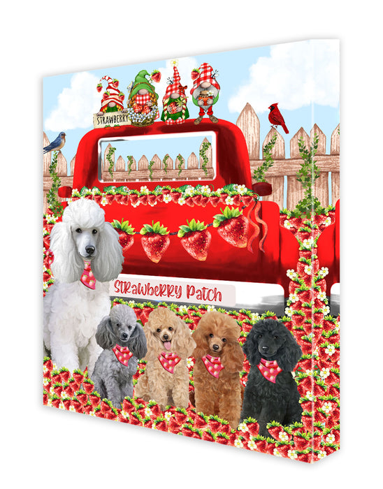 Poodle Canvas: Explore a Variety of Custom Designs, Personalized, Digital Art Wall Painting, Ready to Hang Room Decor, Gift for Pet & Dog Lovers