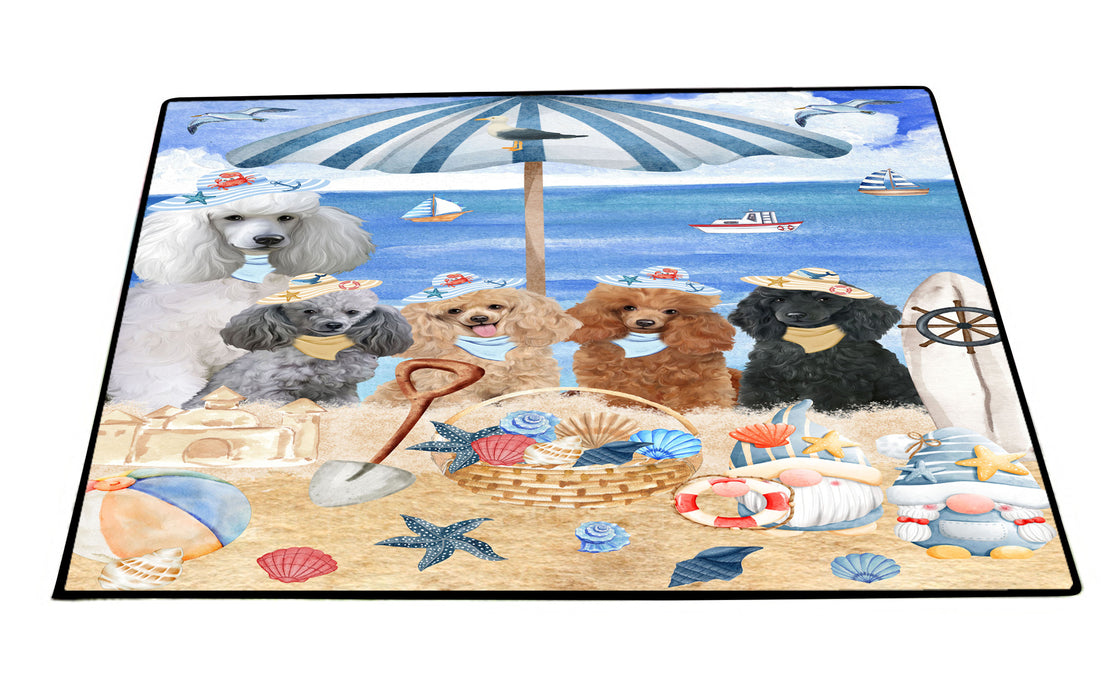 Poodle Floor Mat, Non-Slip Door Mats for Indoor and Outdoor, Custom, Explore a Variety of Personalized Designs, Dog Gift for Pet Lovers