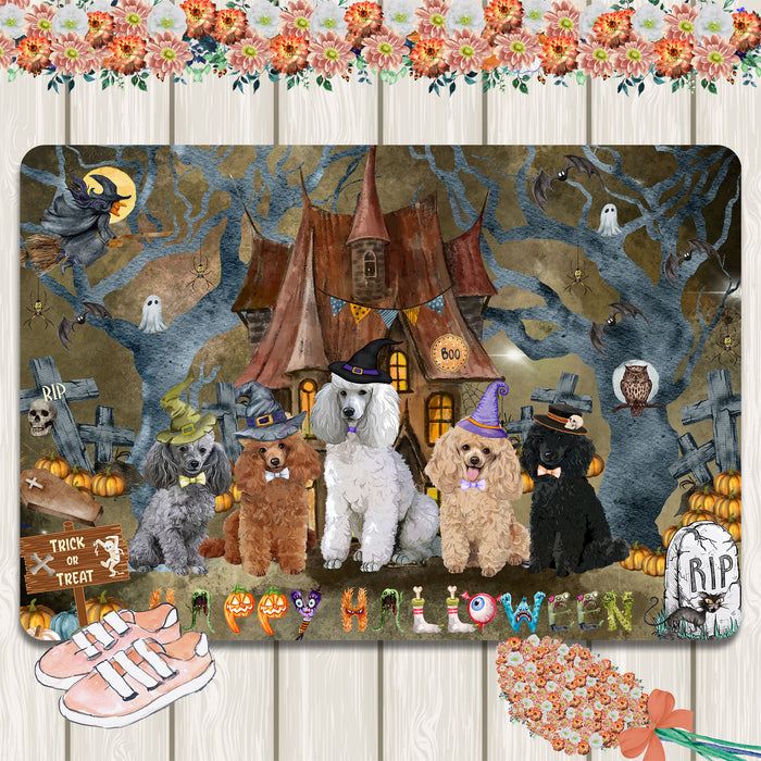 Poodle Area Rug and Runner: Explore a Variety of Designs, Personalized, Custom, Halloween Indoor Floor Carpet Rugs for Home and Living Room, Pet Gift for Dog Lovers