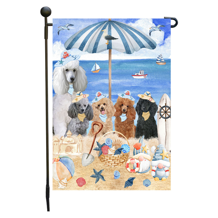 Poodle Dogs Garden Flag, Double-Sided Outdoor Yard Garden Decoration, Explore a Variety of Designs, Custom, Weather Resistant, Personalized, Flags for Dog and Pet Lovers