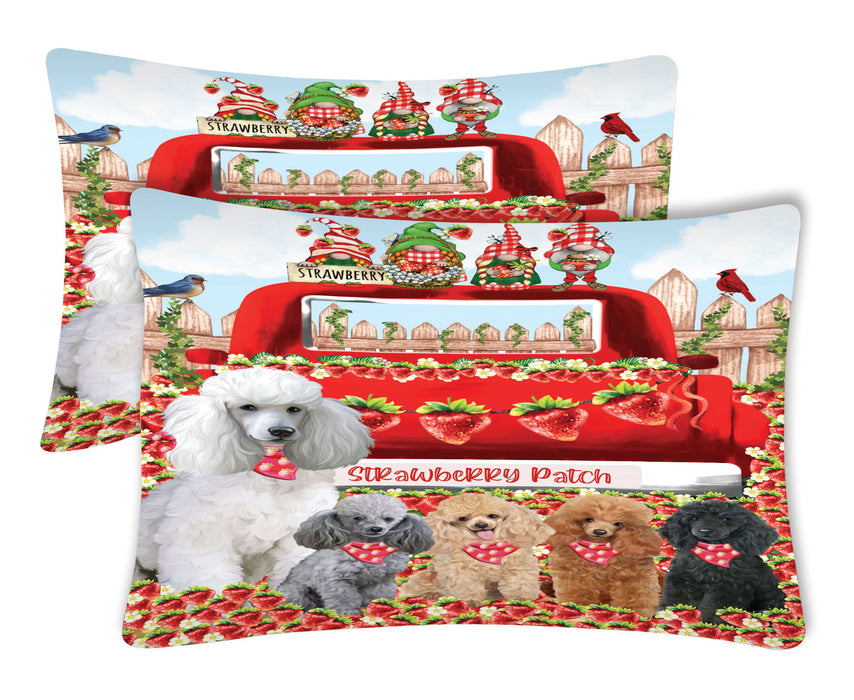 Poodle Pillow Case with a Variety of Designs, Custom, Personalized, Super Soft Pillowcases Set of 2, Dog and Pet Lovers Gifts