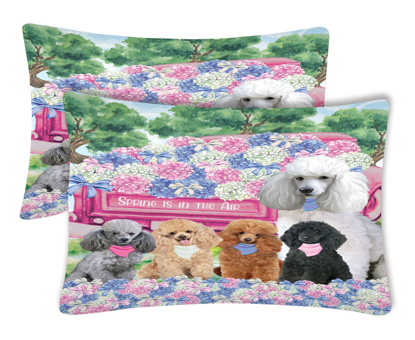 Poodle Pillow Case, Standard Pillowcases Set of 2, Explore a Variety of Designs, Custom, Personalized, Pet & Dog Lovers Gifts