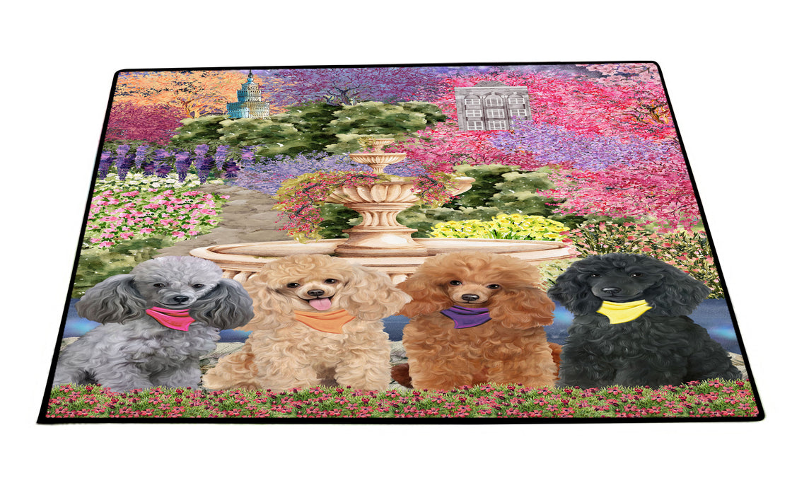 Poodle Floor Mat, Non-Slip Door Mats for Indoor and Outdoor, Custom, Explore a Variety of Personalized Designs, Dog Gift for Pet Lovers