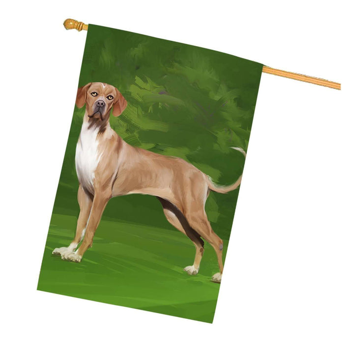 Portuguese Pointer Dog House Flag