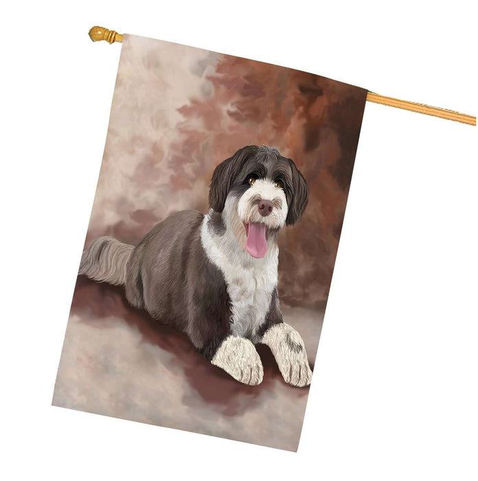 Portuguese Water Dog House Flag