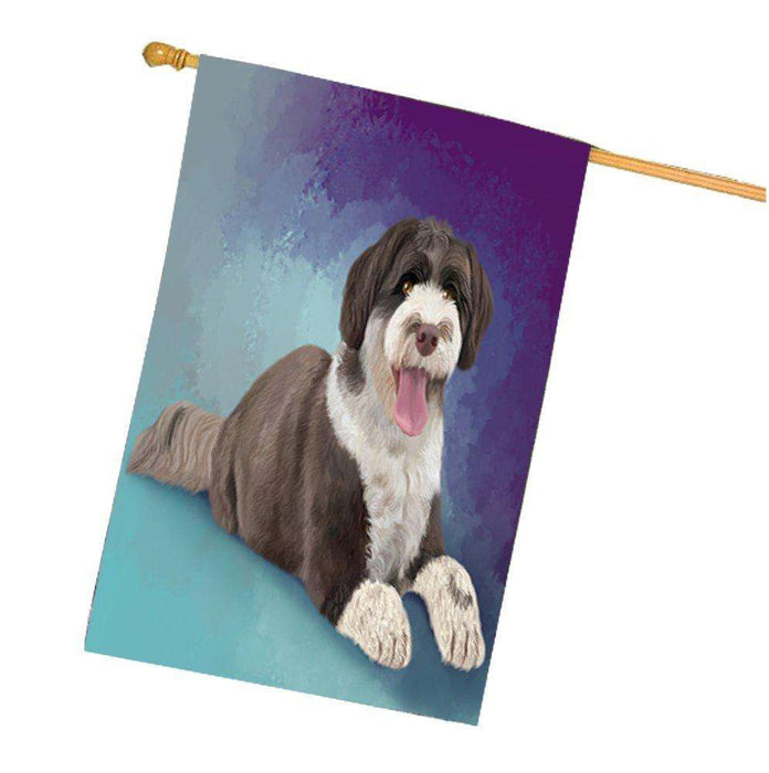 Portuguese Water Dog House Flag