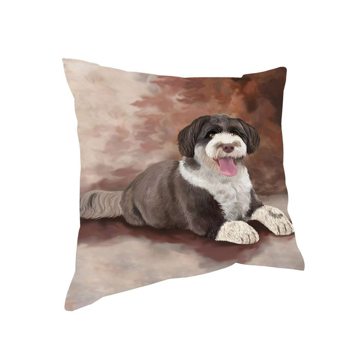 Portuguese Water Dog Throw Pillow