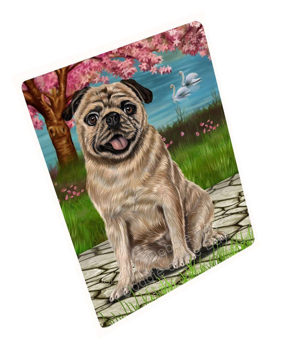 Pug Dog Art Portrait Print Woven Throw Sherpa Plush Fleece Blanket