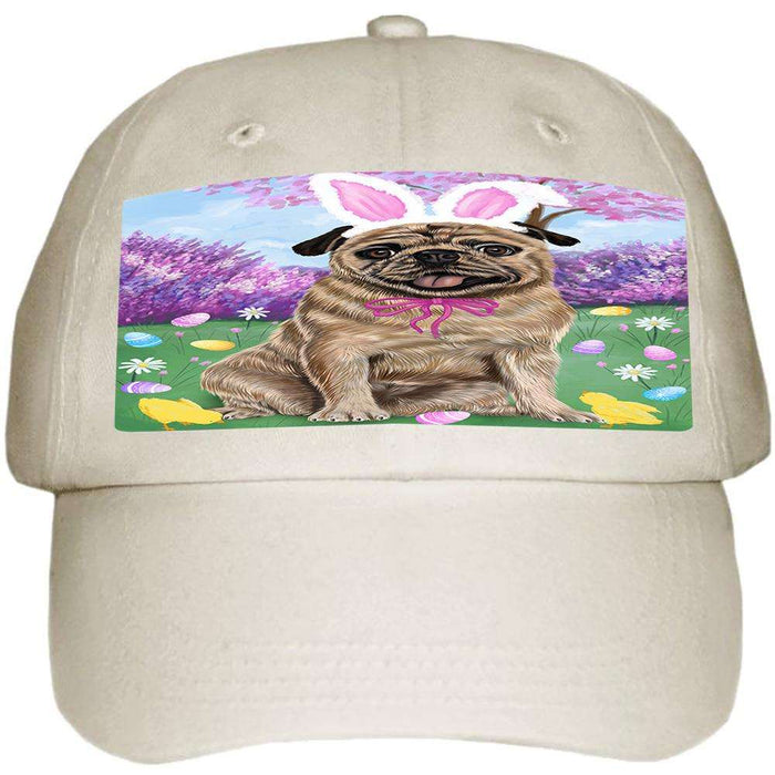 Pug Dog Easter Holiday Ball Hat Cap HAT51399
