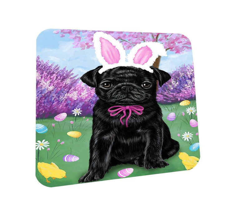 Pug Dog Easter Holiday Coasters Set of 4 CST49184