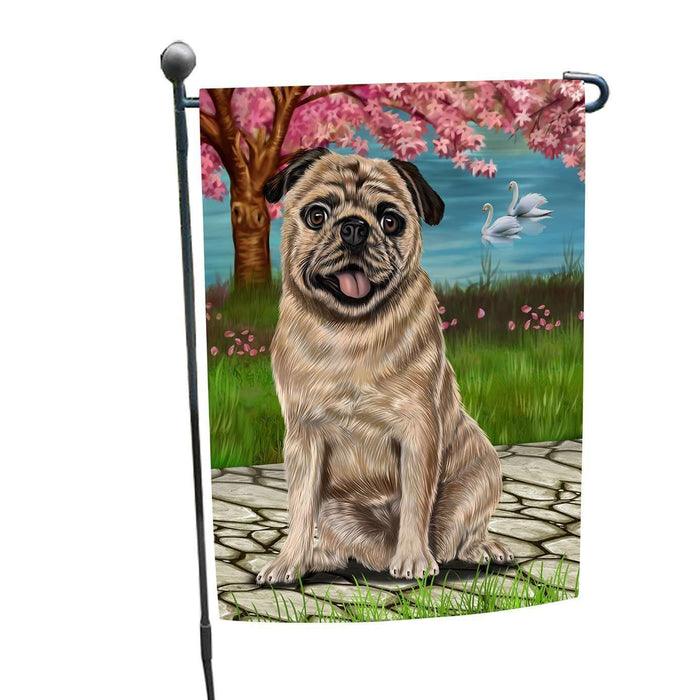Pug Dog Garden Flag
