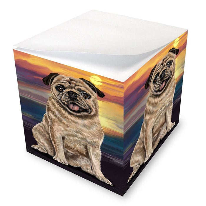 Pug Dog Note Cube