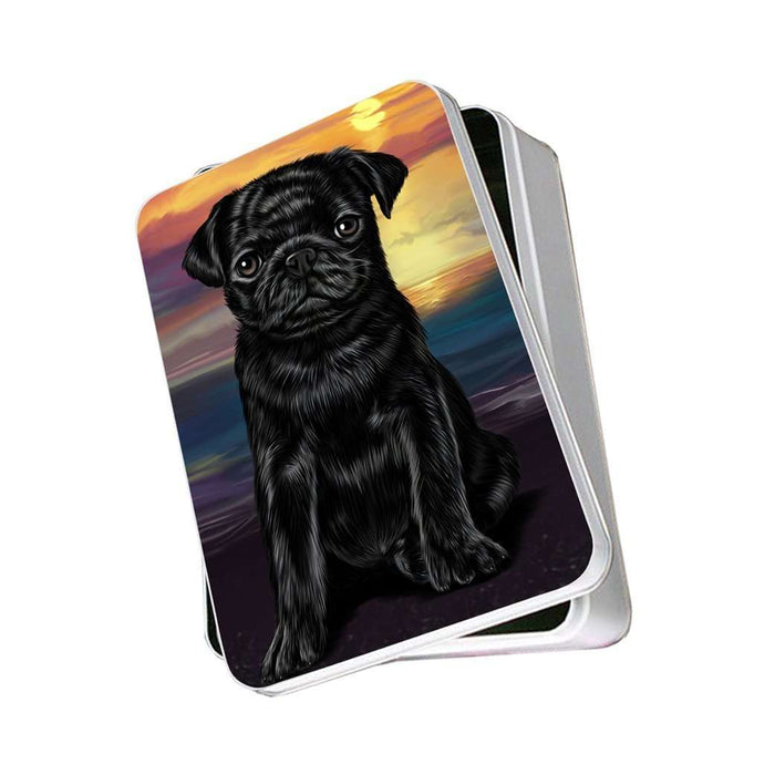 Pug Dog Photo Storage Tin