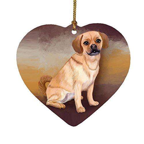 Puggle Dog Heart Christmas Ornament HPOR48063
