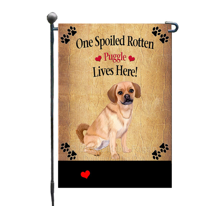 Personalized Spoiled Rotten Puggle Dog GFLG-DOTD-A63242