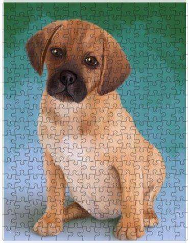 Puggle Puppy Dog Puzzle with Photo Tin