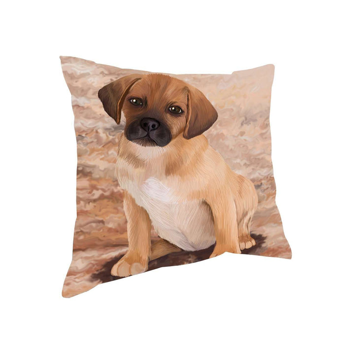 Puggle Puppy Dog Throw Pillow