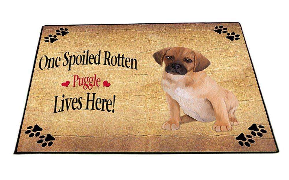 Puggle Puppy Spoiled Rotten Dog Indoor/Outdoor Floormat