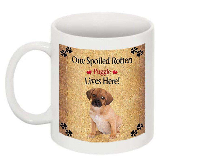 Puggle Puppy Spoiled Rotten Dog Mug