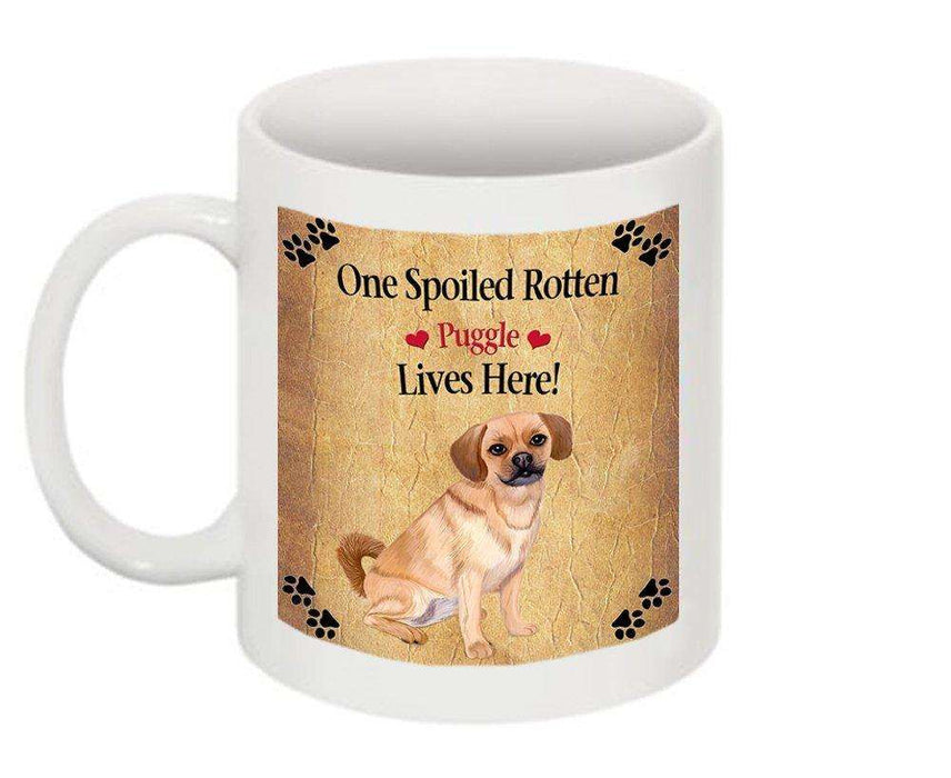 Puggle Spoiled Rotten Dog Mug