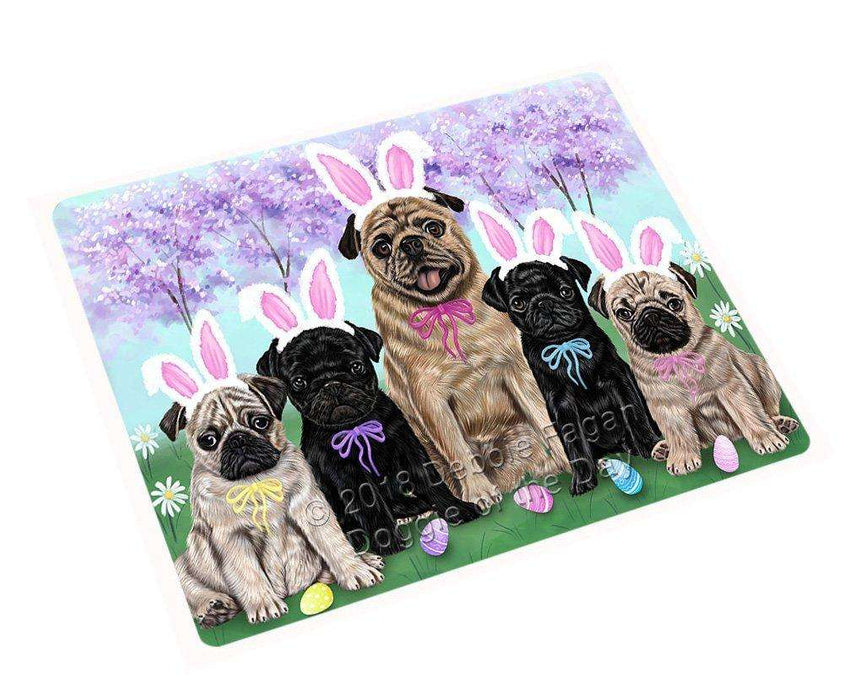 Pugs Dog Easter Holiday Magnet Mini (3.5" x 2") MAG51939