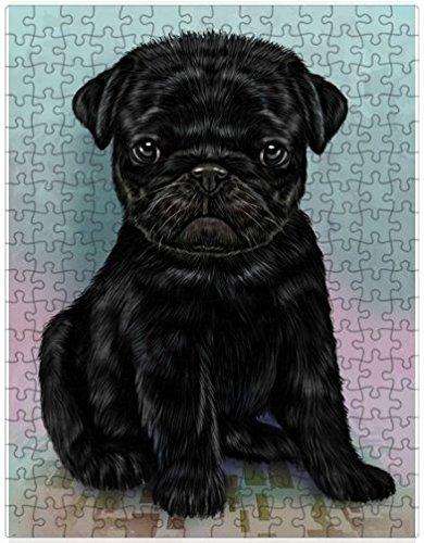 Pugs Puppy Dog Puzzle with Photo Tin