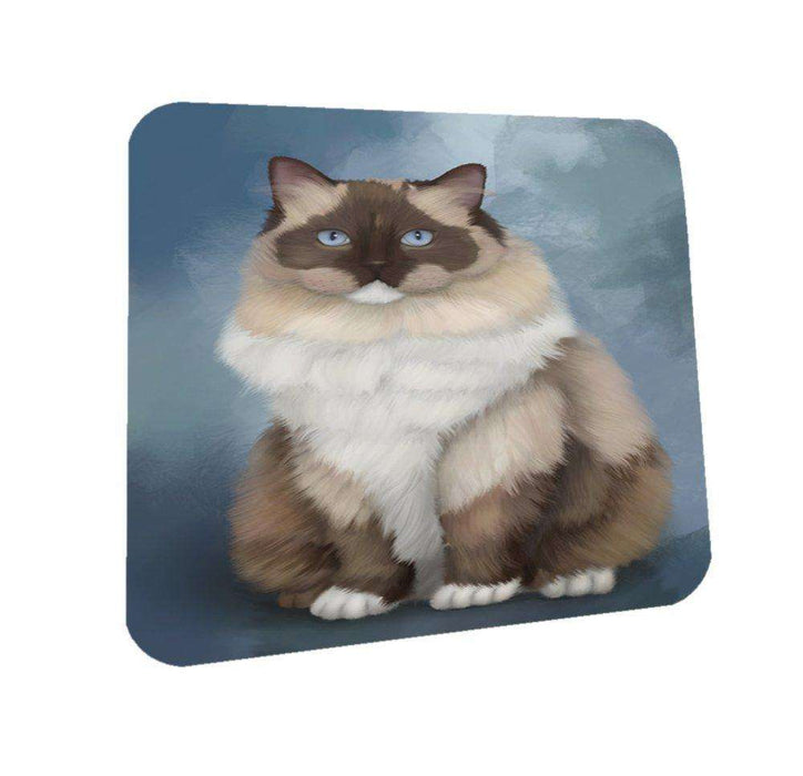 Ragdoll Cat Coasters Set of 4