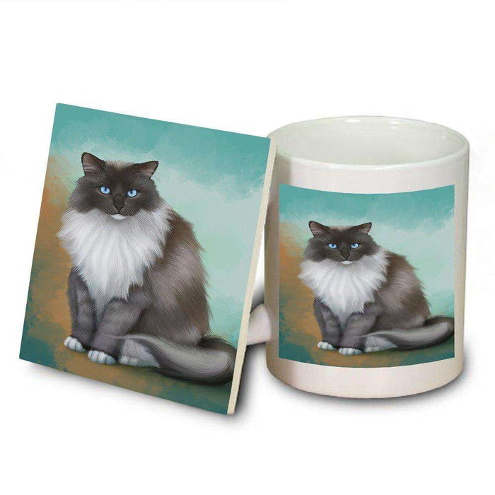 Ragdoll Cat Mug and Coaster Set MUC48057