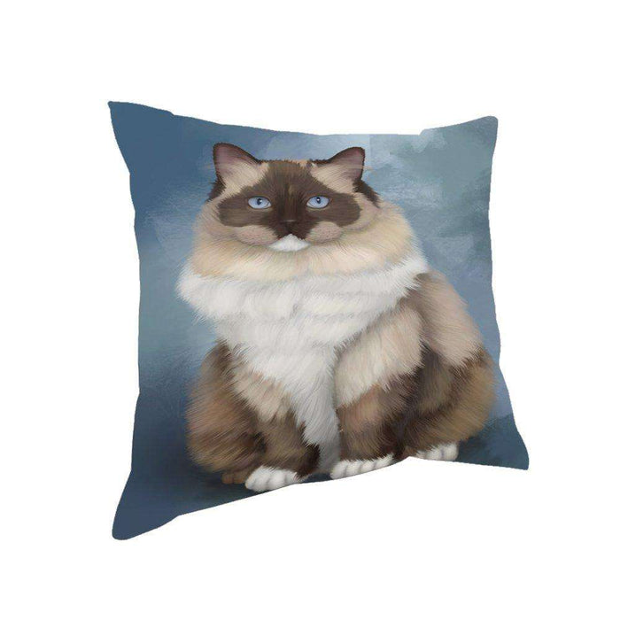 Ragdoll Cat Throw Pillow