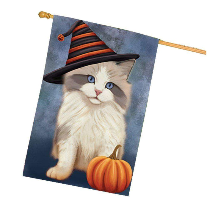 Ragdoll Kitten Cat House Flag HF099