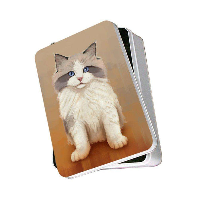 Ragdoll Kitten Cat Photo Tin