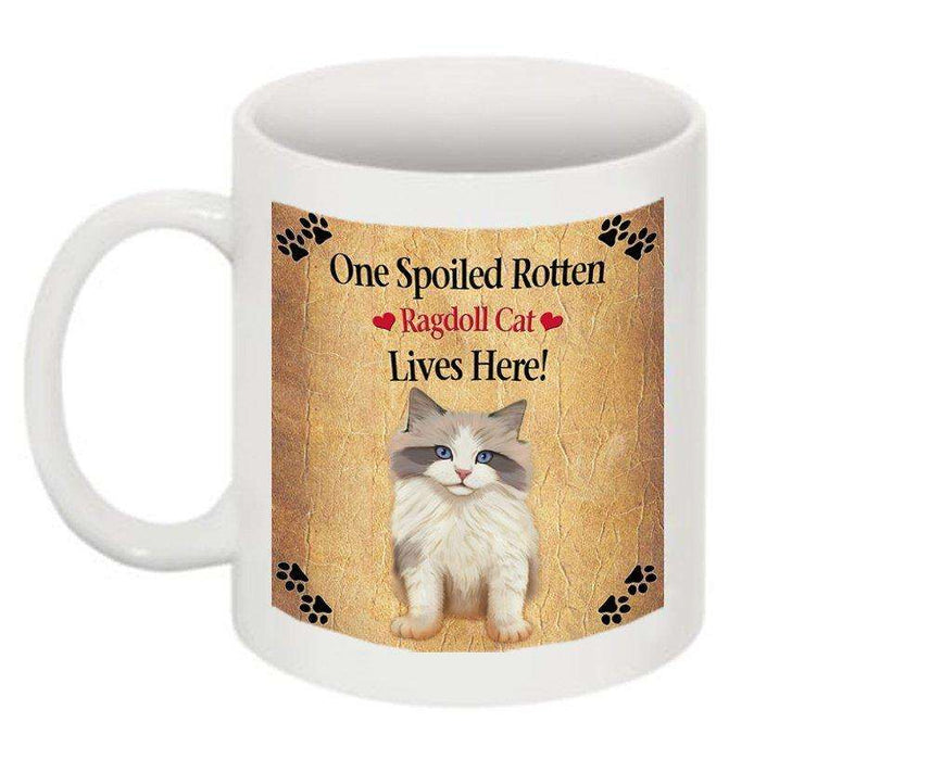 Ragdoll Kitten Spoiled Rotten Cat Mug