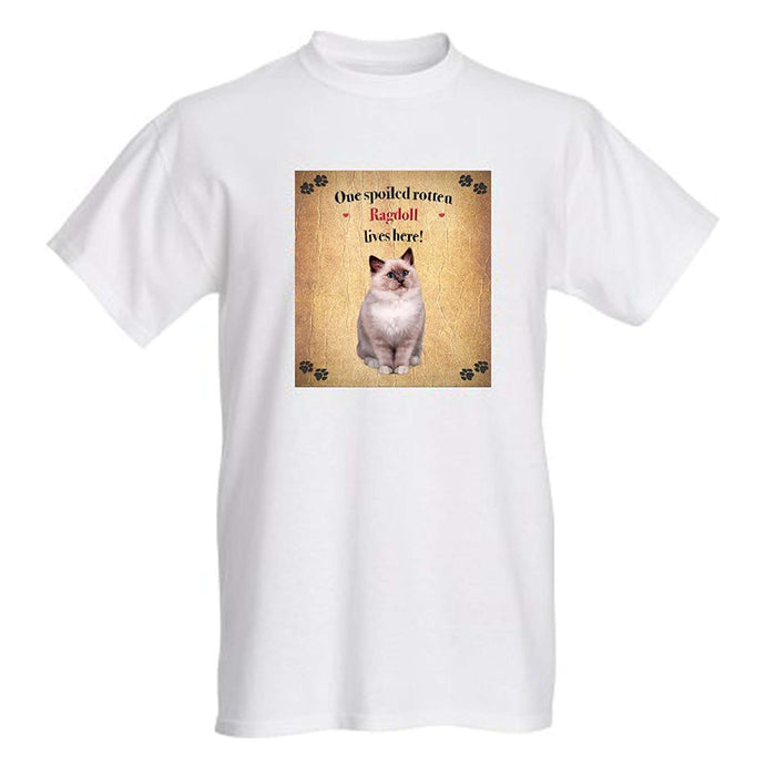 Ragdoll Spoiled Rotten Cat T-Shirt