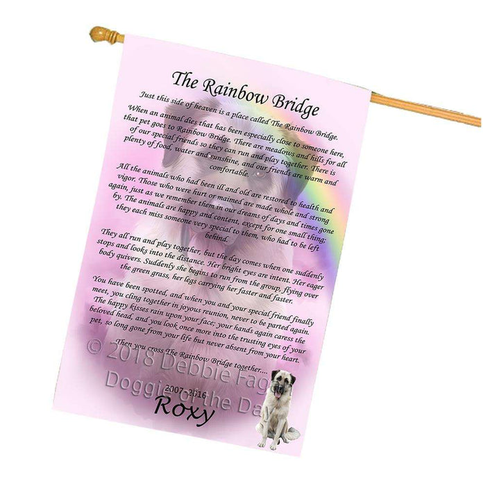 Rainbow Bridge Anatolian Shepherd Dog House Flag FLG52815