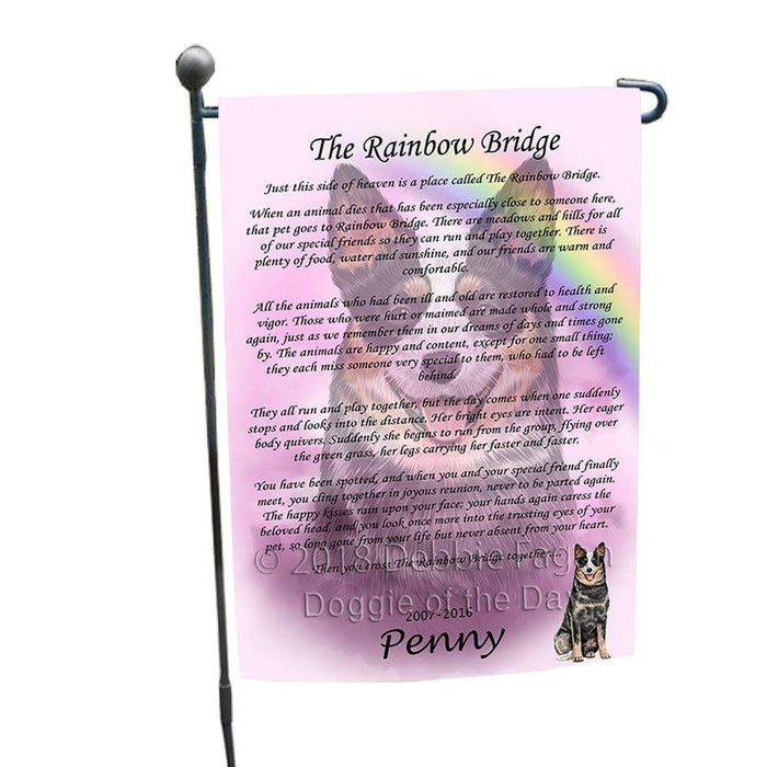 Rainbow Bridge Australian Cattle Dog Garden Flag GFLG52680