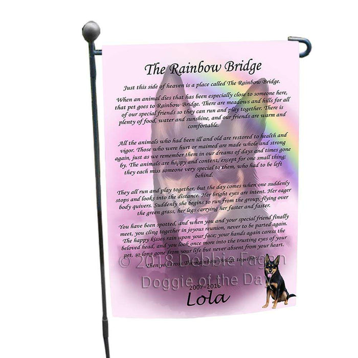 Rainbow Bridge Australian Kelpie Dog Garden Flag GFLG52681