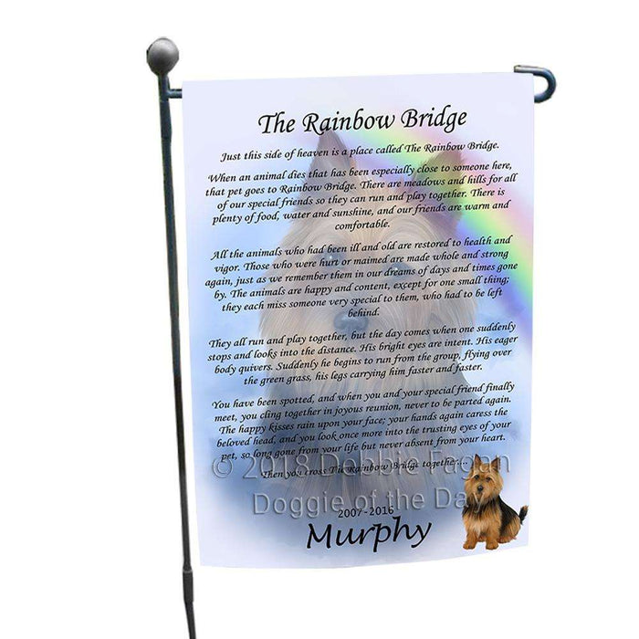 Rainbow Bridge Australian Terrier Dog Garden Flag GFLG52685