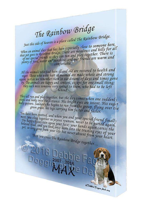 Rainbow Bridge Beagle Dog Canvas Print Wall Art Décor CVS74357