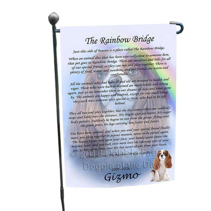 Rainbow Bridge Cavalier King Charles Spaniel Dog Garden Flag GFLG52711