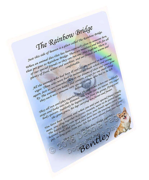 Rainbow Bridge Corgi Dog Blanket BLNKT91263