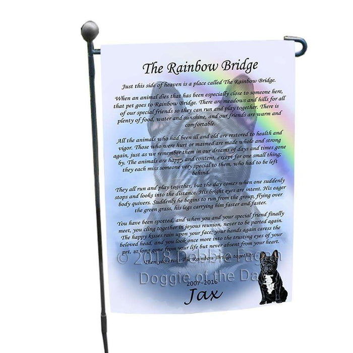 Rainbow Bridge French Bulldog Garden Flag GFLG52725